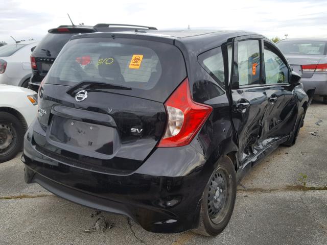 3N1CE2CP7JL355063 - 2018 NISSAN VERSA NOTE BLACK photo 4