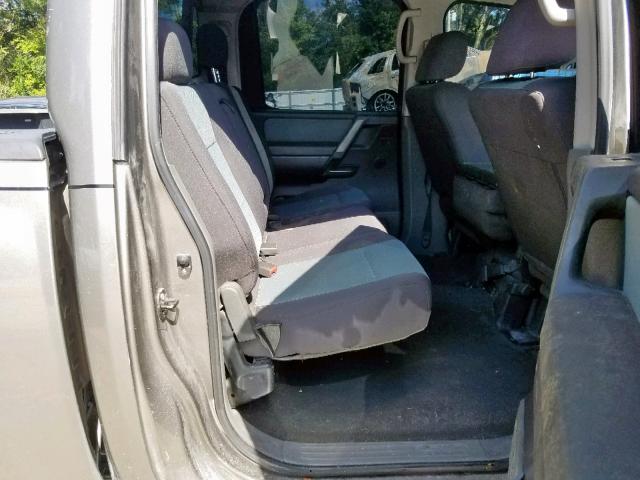 1N6BA07A66N557864 - 2006 NISSAN TITAN GRAY photo 6