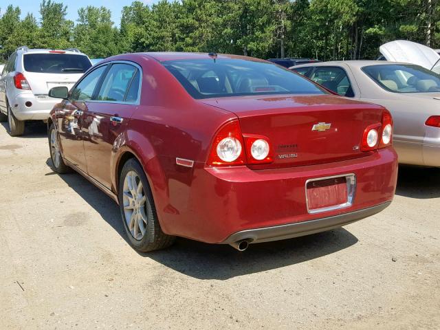 1G1ZK57B89F161446 - 2009 CHEVROLET MALIBU LTZ წითელი ფოტო 3
