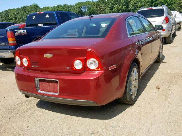 1G1ZK57B89F161446 - 2009 CHEVROLET MALIBU LTZ წითელი ფოტო 4