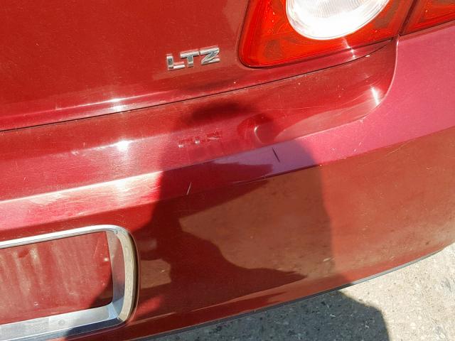 1G1ZK57B89F161446 - 2009 CHEVROLET MALIBU LTZ წითელი ფოტო 9