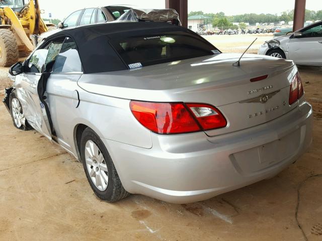 1C3LC45B99N515329 - 2009 CHRYSLER SEBRING LX SILVER photo 3