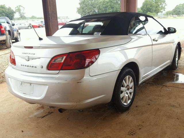 1C3LC45B99N515329 - 2009 CHRYSLER SEBRING LX SILVER photo 4