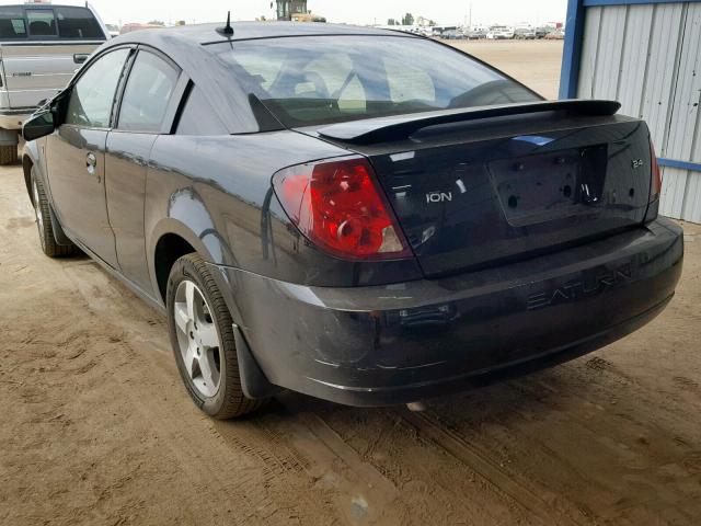 1G8AW18B97Z149392 - 2007 SATURN ION LEVEL BLACK photo 3