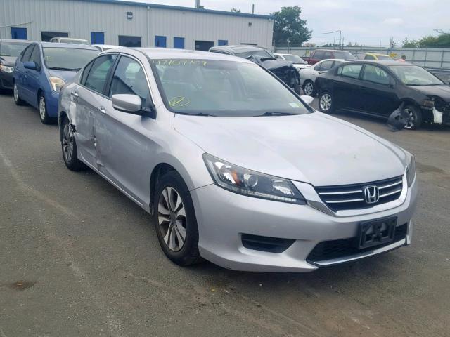 1HGCR2F39EA246094 - 2014 HONDA ACCORD LX SILVER photo 1