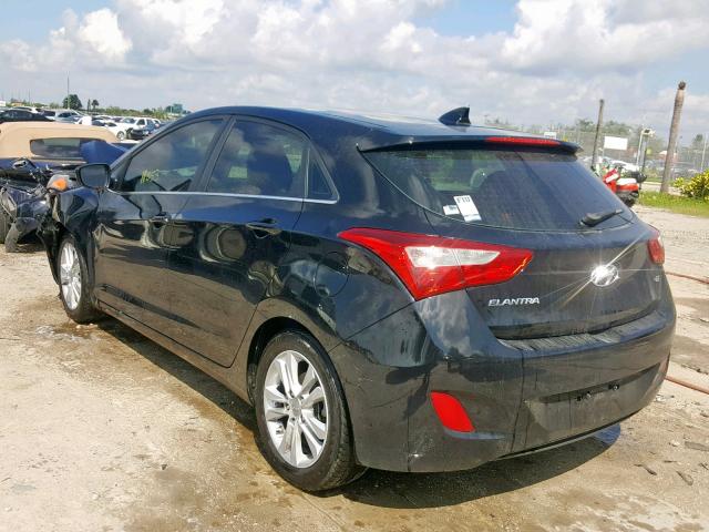 KMHD35LE0DU023592 - 2013 HYUNDAI ELANTRA GT BLACK photo 3