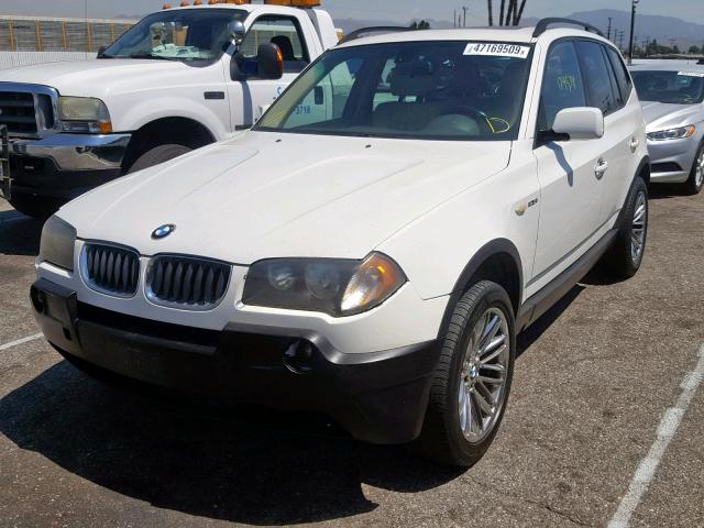 WBXPA73484WB22987 - 2004 BMW X3 2.5I WHITE photo 2