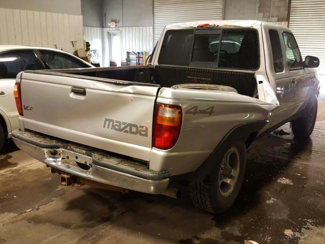 4F4ZR47E64TM12621 - 2004 MAZDA B4000 CAB SILVER photo 4