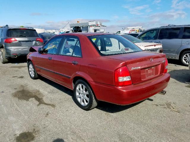 JM1BJ225820586119 - 2002 MAZDA PROTEGE DX RED photo 3