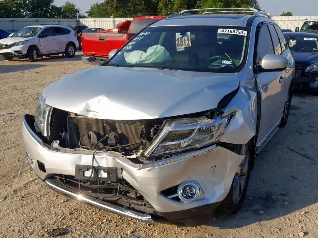 5N1AR2MN7FC630466 - 2015 NISSAN PATHFINDER SILVER photo 9