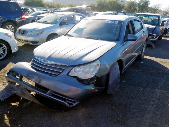 1C3LC56KX7N551676 - 2007 CHRYSLER SEBRING TO SILVER photo 2