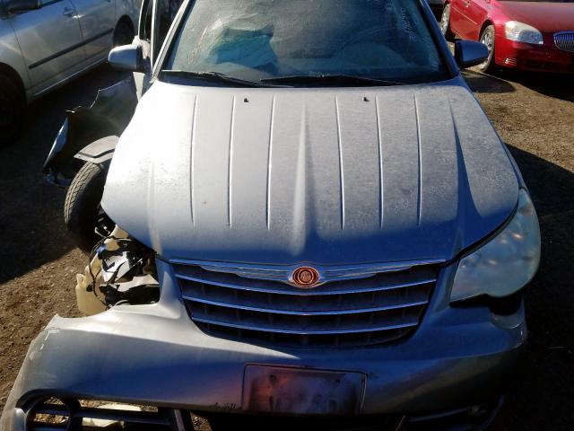 1C3LC56KX7N551676 - 2007 CHRYSLER SEBRING TO SILVER photo 7