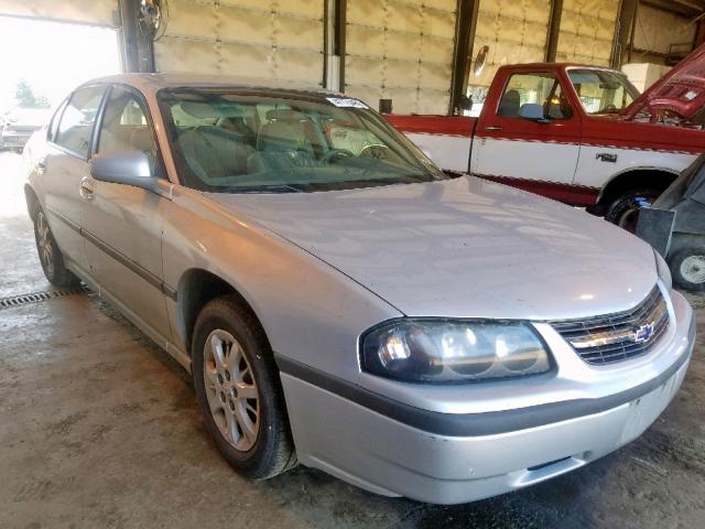 2G1WF52E939433723 - 2003 CHEVROLET IMPALA SILVER photo 1