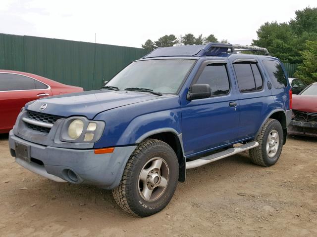 5N1ED28Y32C521923 - 2002 NISSAN XTERRA XE BLUE photo 2