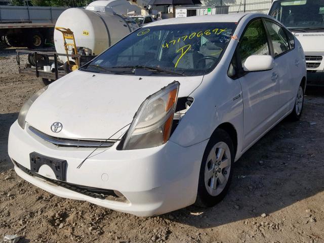 JTDKB20U583312200 - 2008 TOYOTA PRIUS WHITE photo 2