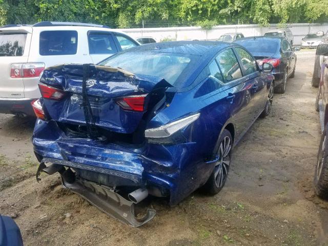 1N4BL4CV5KC177066 - 2019 NISSAN ALTIMA SR BLUE photo 4