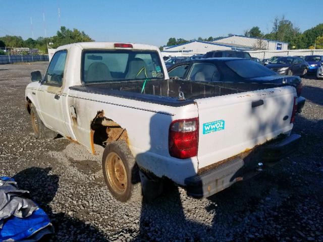 1FTYR10DX1TA98911 - 2001 FORD RANGER WHITE photo 3