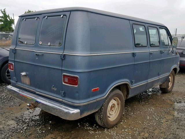 B21BE7K212682 - 1979 DODGE VAN BLUE photo 4