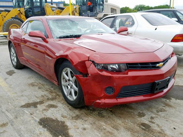 2G1FA1E3XE9200731 - 2014 CHEVROLET CAMARO LS RED photo 1