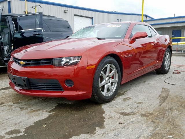 2G1FA1E3XE9200731 - 2014 CHEVROLET CAMARO LS RED photo 2