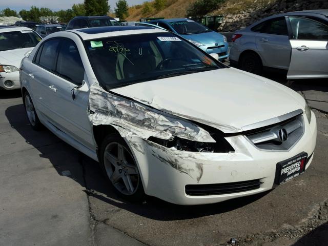 19UUA66265A079056 - 2005 ACURA TL WHITE photo 1