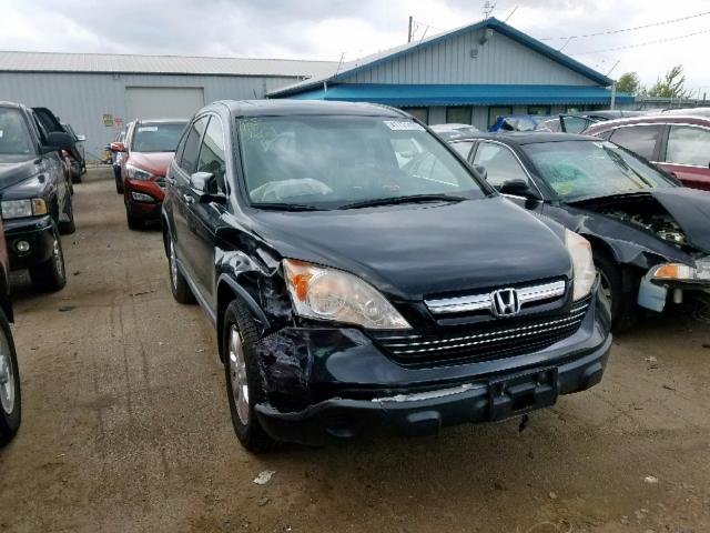 JHLRE48718C078799 - 2008 HONDA CR-V EXL BLACK photo 1