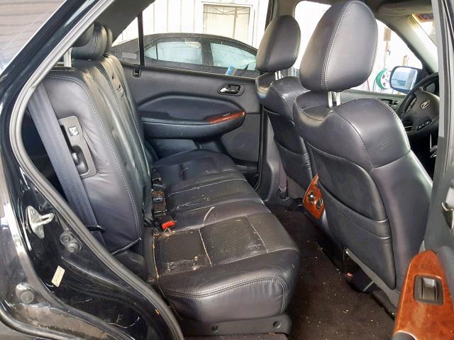 2HNYD18203H527145 - 2003 ACURA MDX BLACK photo 6