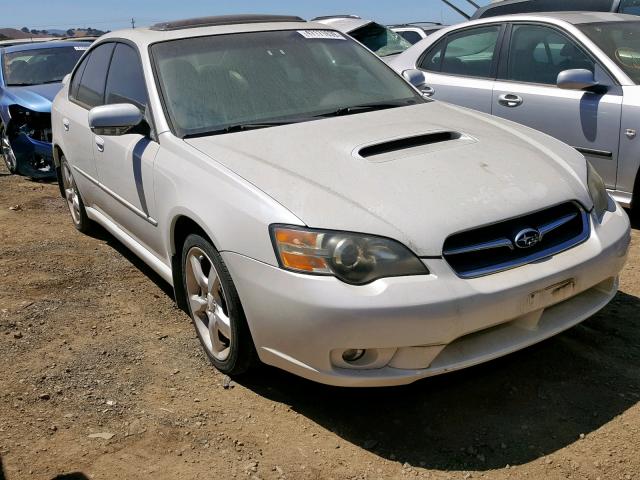 4S3BL676156208339 - 2005 SUBARU LEGACY GT WHITE photo 1