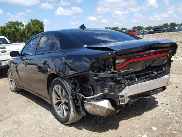 2C3CDXHG1FH889881 - 2015 DODGE CHARGER SX BLACK photo 3