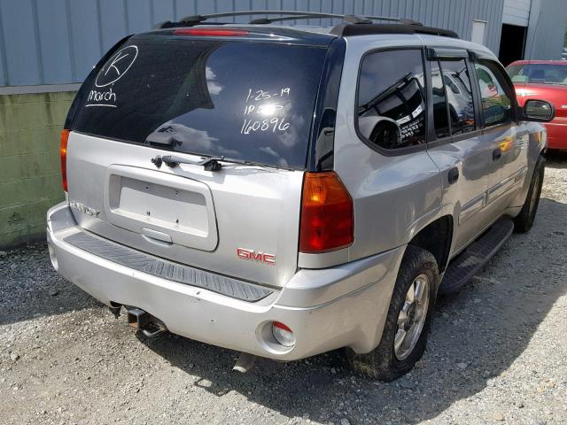 1GKDT13S152348112 - 2005 GMC ENVOY SILVER photo 4