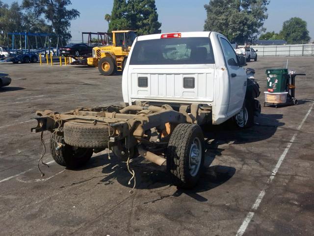 3C6LD5AT0CG129774 - 2012 DODGE RAM 2500 S WHITE photo 4