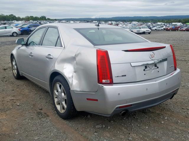 1G6DT57V980152834 - 2008 CADILLAC CTS HI FEA SILVER photo 3