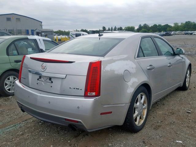 1G6DT57V980152834 - 2008 CADILLAC CTS HI FEA SILVER photo 4