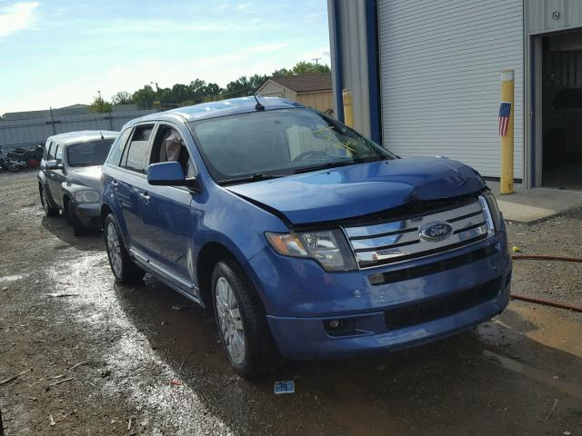 2FMDK4AC6ABA49579 - 2010 FORD EDGE SPORT BLUE photo 1