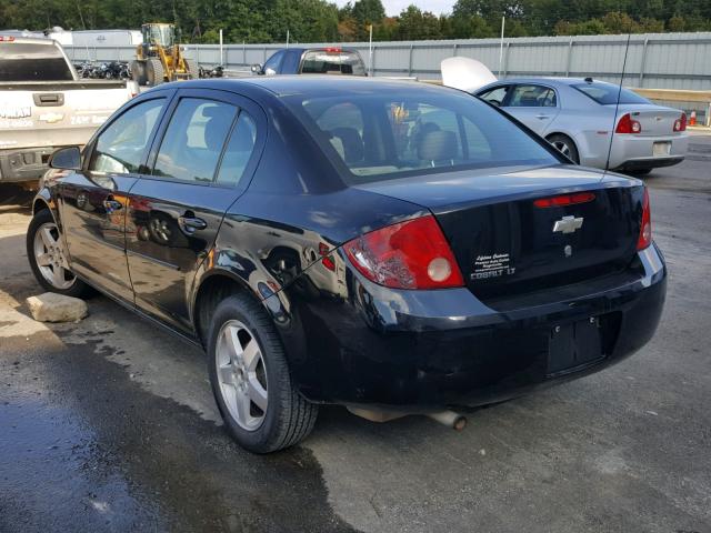 1G1AF5F58A7220619 - 2010 CHEVROLET COBALT 2LT BLACK photo 3