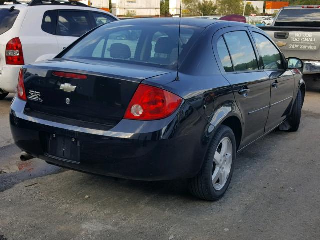 1G1AF5F58A7220619 - 2010 CHEVROLET COBALT 2LT BLACK photo 4