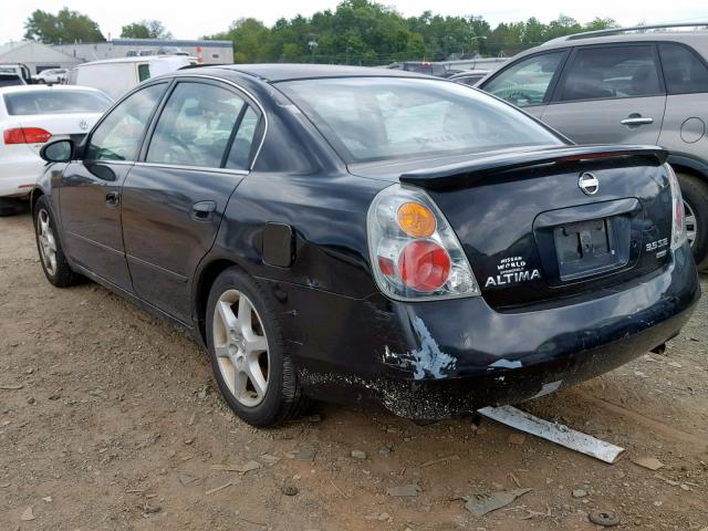 1N4BL11DX2C230837 - 2002 NISSAN ALTIMA SE BLACK photo 3