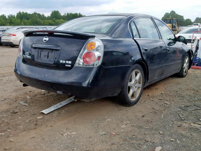 1N4BL11DX2C230837 - 2002 NISSAN ALTIMA SE BLACK photo 4