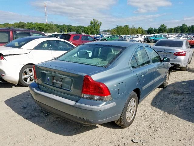 YV1RS61T842339803 - 2004 VOLVO S60 BLUE photo 4