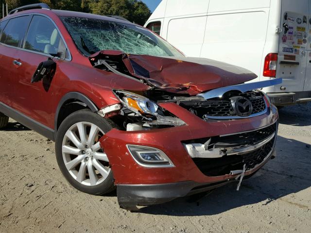 JM3TB3MA9A0211377 - 2010 MAZDA CX-9 RED photo 9