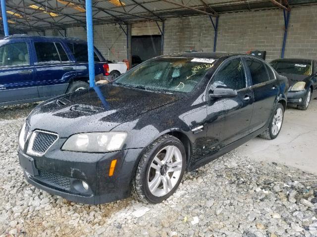 6G2ER57708L130003 - 2008 PONTIAC G8 BLACK photo 2