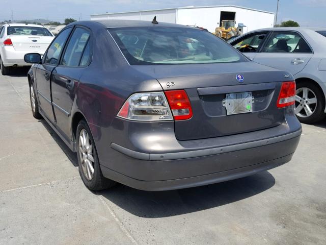 YS3FD49Y151021755 - 2005 SAAB 9-3 ARC GRAY photo 3