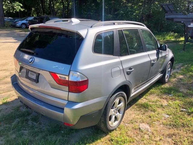 WBXPC93498WJ17161 - 2008 BMW X3 3.0SI SILVER photo 5