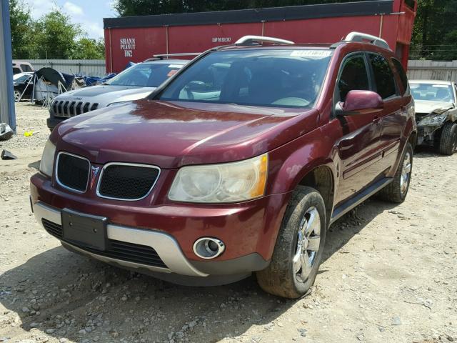 2CKDL63FX76238606 - 2007 PONTIAC TORRENT BURGUNDY photo 2