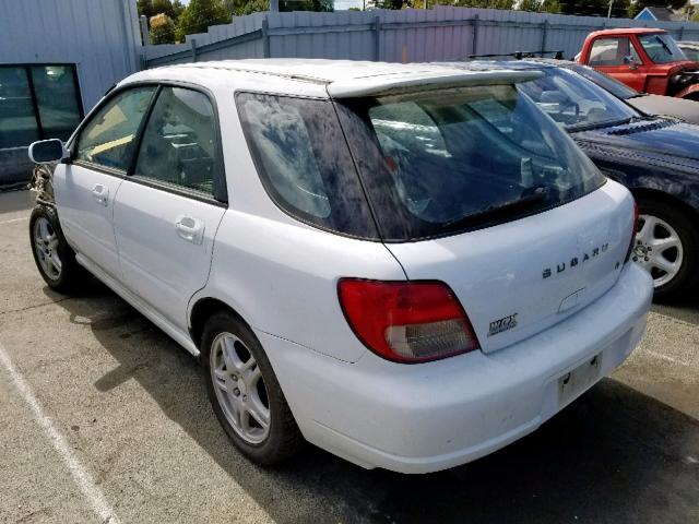 JF1GG29652G835542 - 2002 SUBARU IMPREZA WR WHITE photo 3