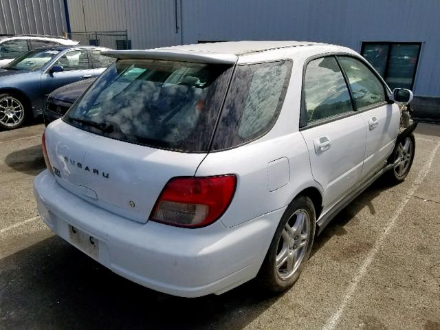 JF1GG29652G835542 - 2002 SUBARU IMPREZA WR WHITE photo 4