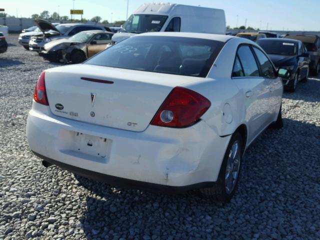 1G2ZH58N174254482 - 2007 PONTIAC G6 GT WHITE photo 4