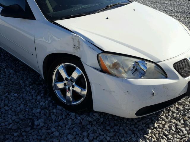 1G2ZH58N174254482 - 2007 PONTIAC G6 GT WHITE photo 9