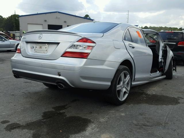 WDDNG71X79A282589 - 2009 MERCEDES-BENZ S 550 SILVER photo 4