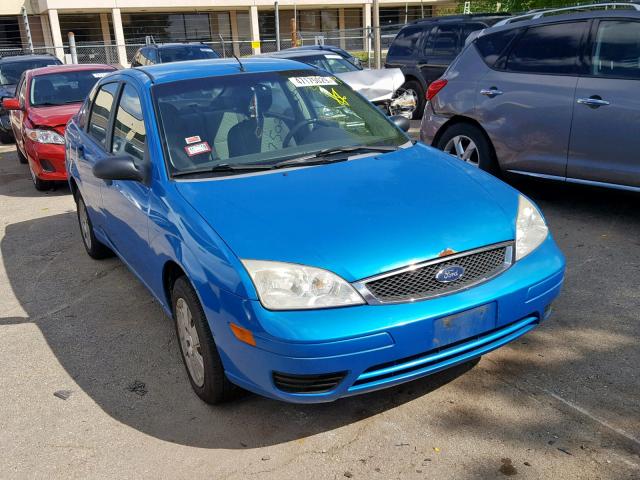 1FAFP34N37W243344 - 2007 FORD FOCUS ZX4 BLUE photo 1